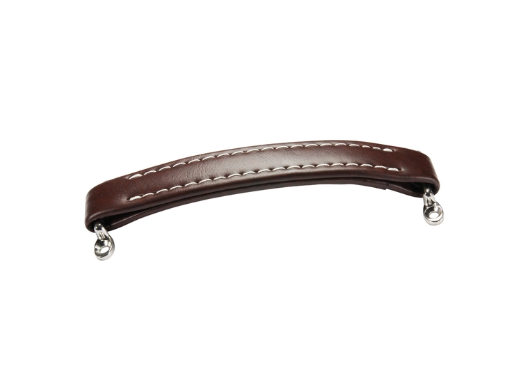 Adam Hall Hardware 3414 BRN - Strap Handle Leatherette brown 